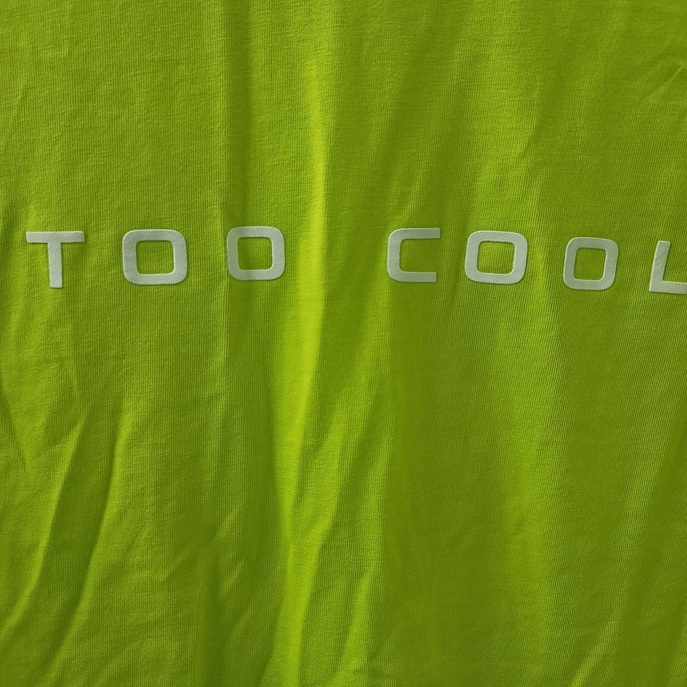 Lime and White Graphic Tee